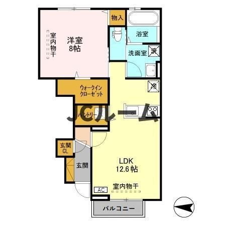 ル グランデ 東城の間取り