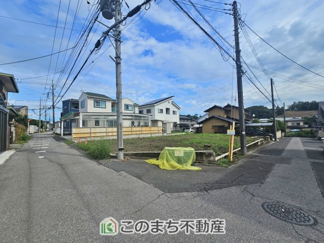 宇都宮市上戸祭町売地の前面道路含む現地写真|前面道路含む現地写真