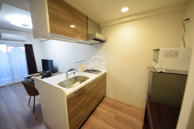 プレサンス大手前ピリオドのキッチン|プレサンス大手前ピリオド　2口ガスキッチン