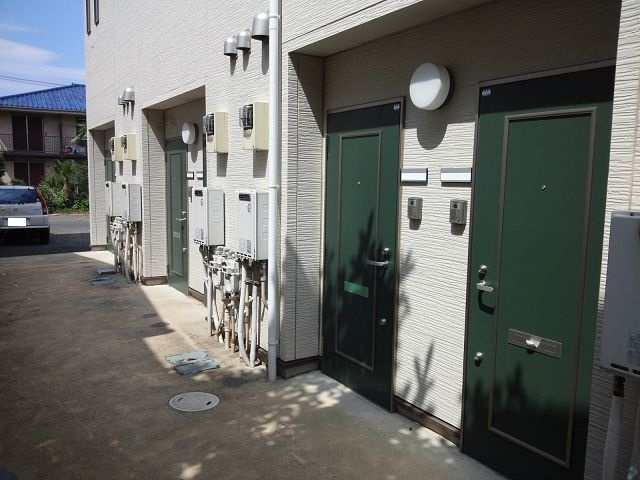 グリーンハイツⅡのエントランス