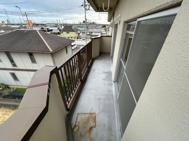 シャトレ北川のバルコニー