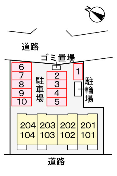 アヴニールの区画図