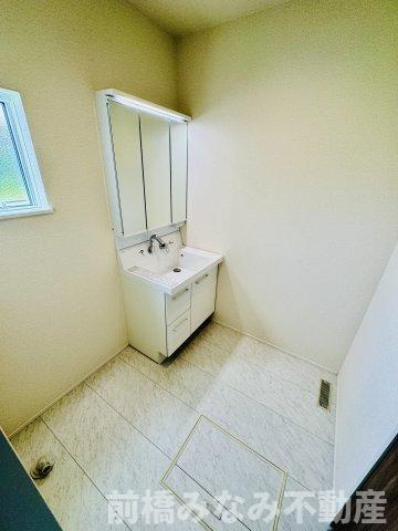 高崎市江木町　3号棟(全3棟)　リナージュ　新築建売分譲の独立洗面台|独立洗面化粧台付き