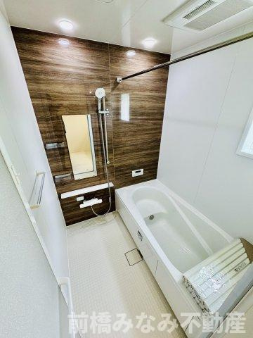 高崎市江木町　3号棟(全3棟)　リナージュ　新築建売分譲の浴室|きれいなお風呂です