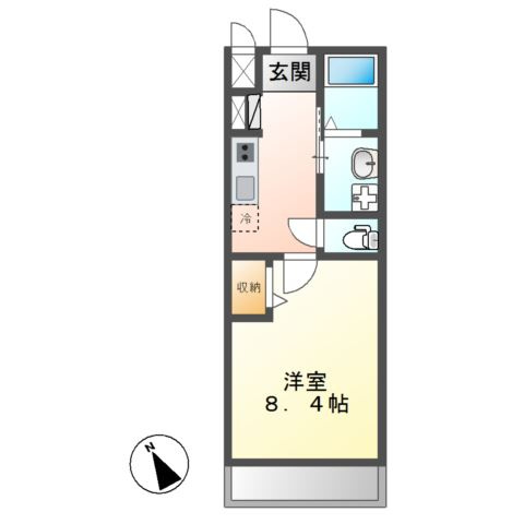 ウィンドヒルBの間取り
