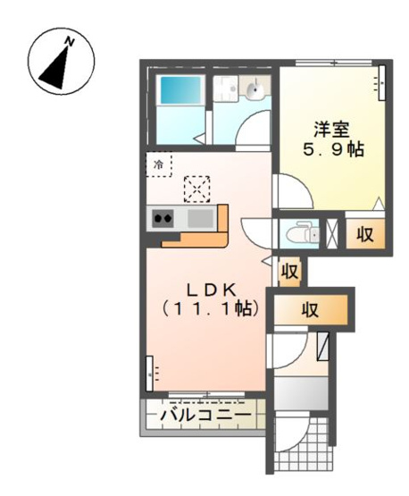 【間取り】 | ボナールディアコートⅡ