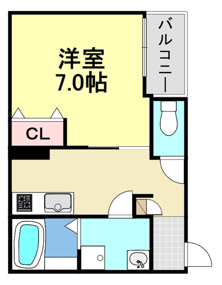 【間取り】 | LE COCON 半田Ⅵ