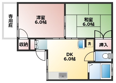 セントラル７ハイツの間取り
