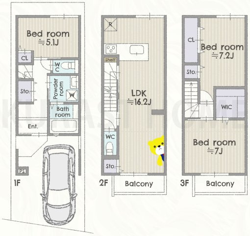 長岡京市長岡3丁目　新築戸建