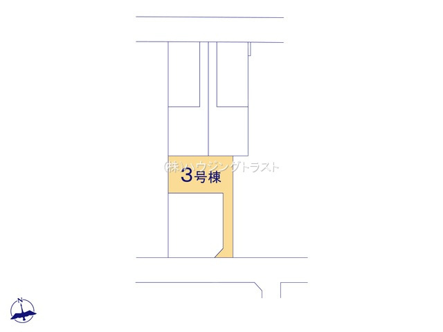 所沢市小手指町４丁目　新築戸建　全５棟の区画図