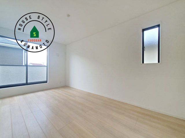 菊池郡大津町杉水第1₋2棟（2号棟）の内観：施工例|主寝室です。