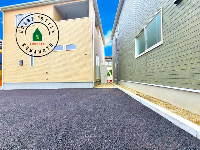 菊池郡大津町杉水第1₋2棟（2号棟）の庭|お庭で自由な時間を過ごせます。