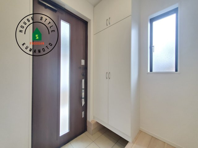 菊池郡大津町杉水第1₋2棟（2号棟）の内観：施工例|二重ロックでしっかり防犯対策ができます。