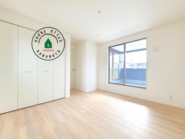 山鹿市川端町第4-2棟(1号棟)の内観：施工例|主寝室です。