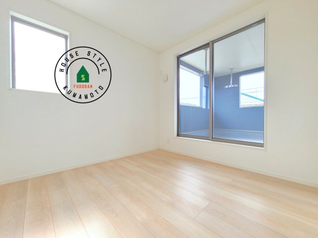 山鹿市川端町第4-2棟(1号棟)の内観：施工例|各部屋収納を備えており過ごしやすいお家です！