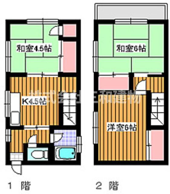 テラスハウスＳＡＮＯの間取り