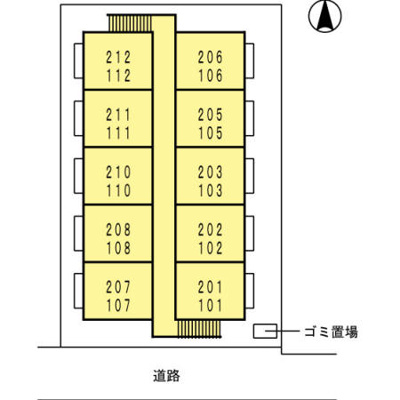 【区画図】 | 調布ハイムピア-小島町2丁目-