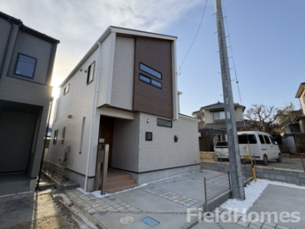 平塚市出縄新築戸建て　10号棟の外観|外観施工例