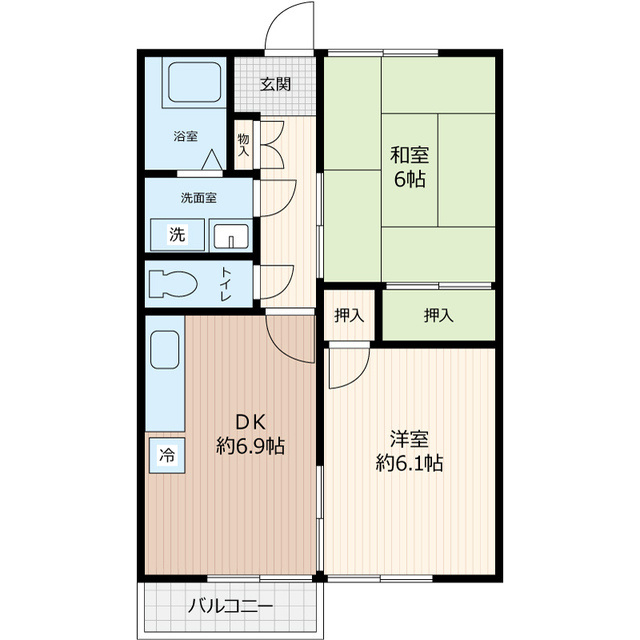 スターブルＢの間取り
