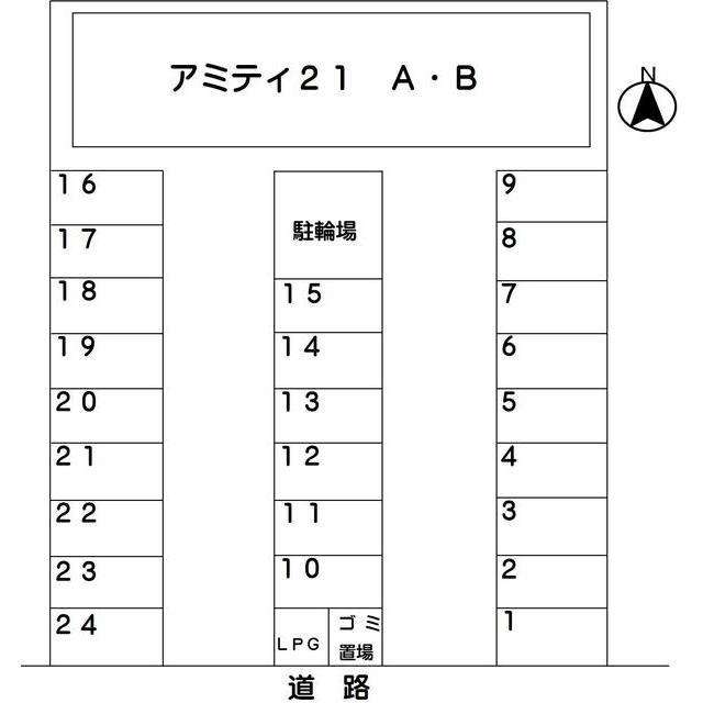 岐阜市柳津町上佐波１丁目のアパートの外観