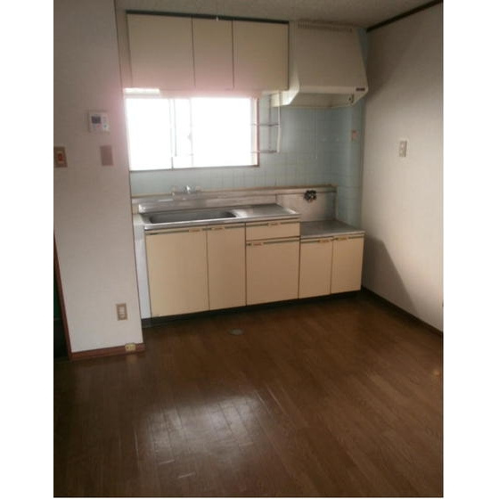 岐阜市北鶉５丁目のアパートのキッチン