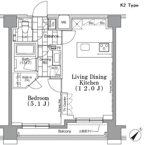 【間取り】 | ONE ROOF FLAT TSUKISHIMA
