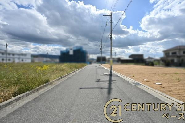 桜井市大字大福の売地の前面道路含む現地写真|■現地撮影写真■中学校まで徒歩圏内とお子様の通学も安心！