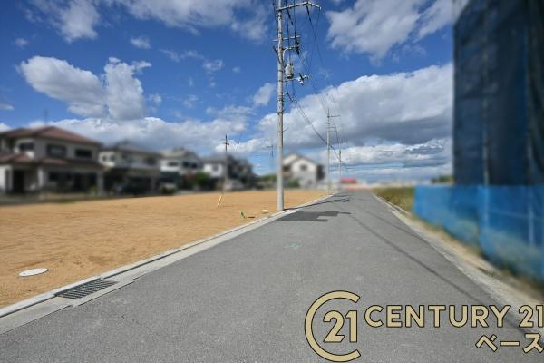 桜井市大字大福の売地の前面道路含む現地写真|■現地撮影写真■中学校まで徒歩圏内とお子様の通学も安心！
