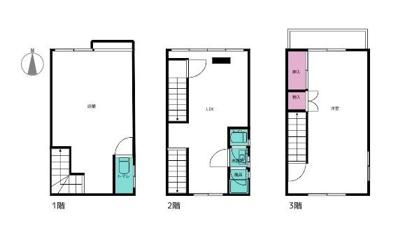 和歌山市六十谷　店舗付き住宅