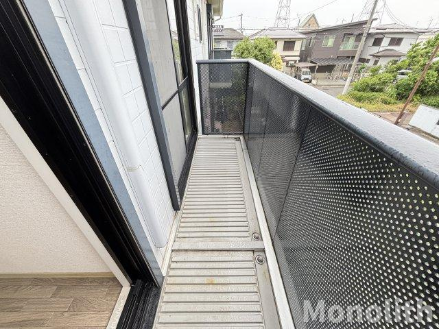 パル今福Ｅ棟のバルコニー