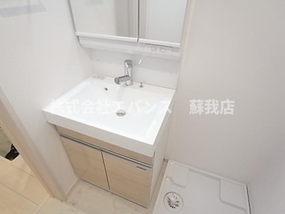 【独立洗面台】 | フォンティーナ蘇我 | 独立洗面台で身支度をすべて済ませてしまいましょう