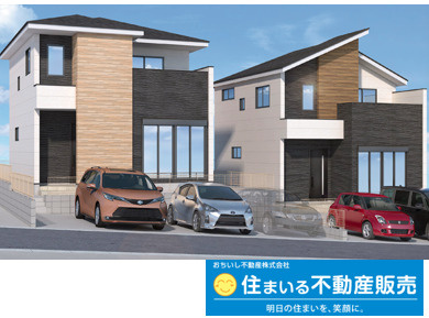 糟屋郡篠栗町2期　1号棟の外観パース