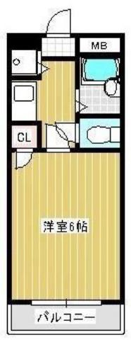 ダイナコート久留米レジックスの間取り