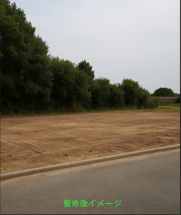 洲本市五色町鳥飼浦のその他|整地後（イメージ）