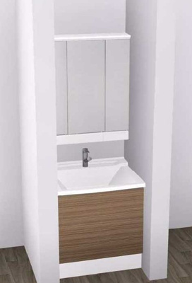 【独立洗面台】 | グレイス武蔵中原Ⅱ | 洗面台CGイメージ