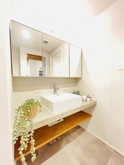 【独立洗面台】 | レークヒルズ野多目１番館Ｂ棟