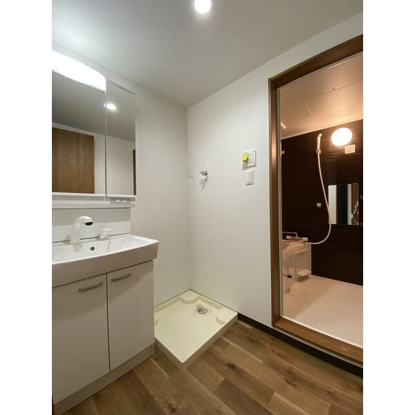 Taste堀田　名古屋市賃貸　仲介手数料無料の洗面所|写真は202号室