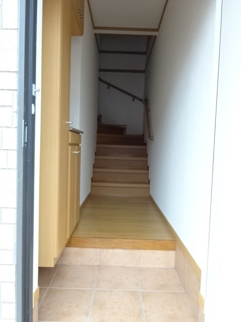 サンリットガーデンAの玄関