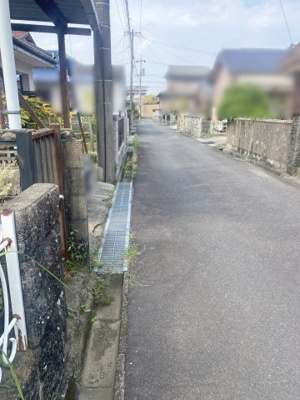 【前面道路含む現地写真】 | 四日市市楠町本郷 | 前面道路