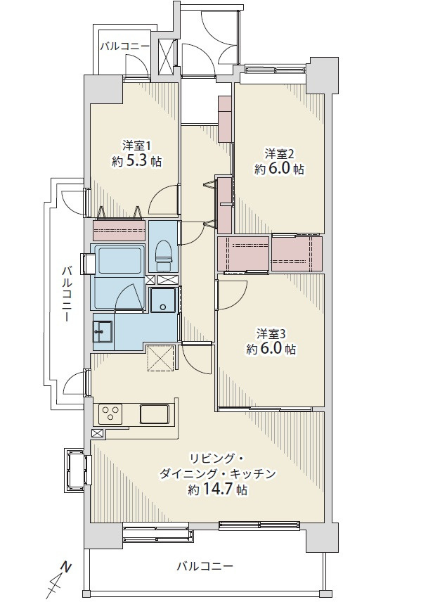 ヴェルシャトー高陽弐番館