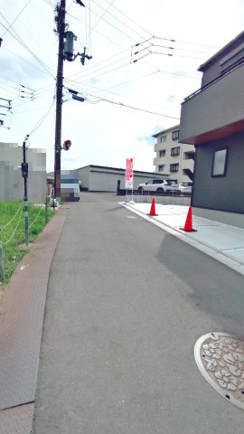 東大阪市日下町7丁目新築戸建の前面道路含む現地写真