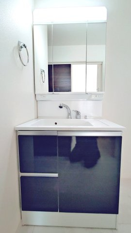 東大阪市日下町7丁目新築戸建の独立洗面台