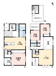 【間取り】 | 茨木市南春日丘3丁目　新築戸建