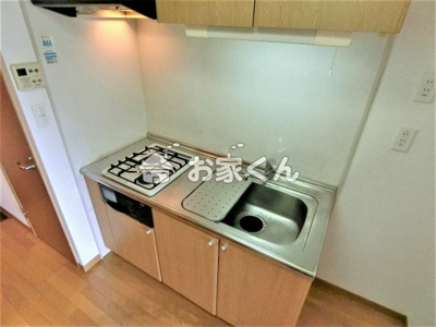 【キッチン】 | KHKコート板宿 | システムキッチン（二口コンロ、グリル付き）