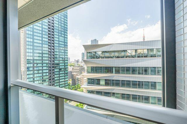 港区三田１丁目の賃貸マンションの外観パース|バルコニーからの眺望 