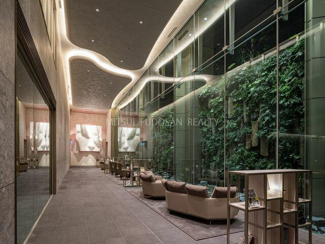 港区三田１丁目の賃貸マンションのロビー|アーケードギャラリー 