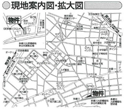 【地図】 | 雑色　倉庫