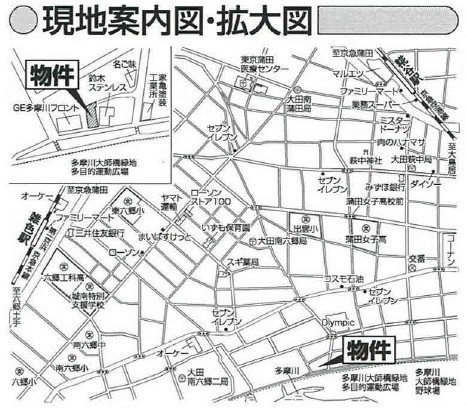【地図】 | 雑色　倉庫