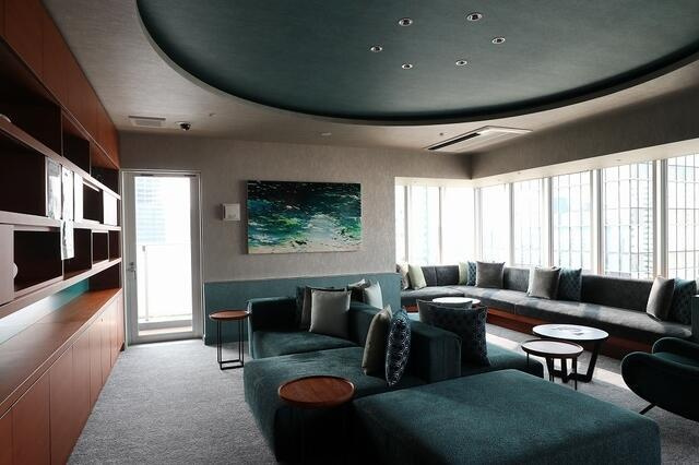 港区海岸１丁目の賃貸マンションのロビー|19F ビューラウンジ（パーティ… 
