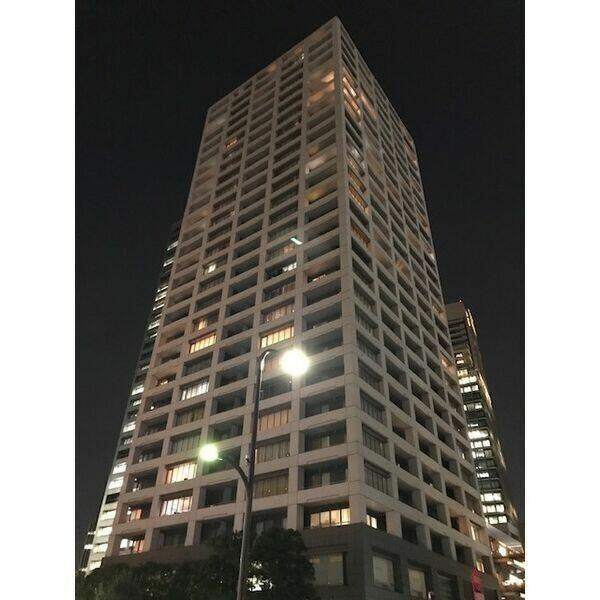 港区芝浦３丁目の賃貸マンションの外観パース| 